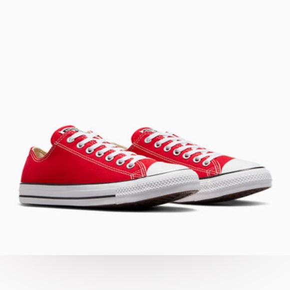 NEW Red Converse Unisex Chuck Taylor All Star Canvas Sneakers Women’s Sz 8.5 - Picture 3 of 7